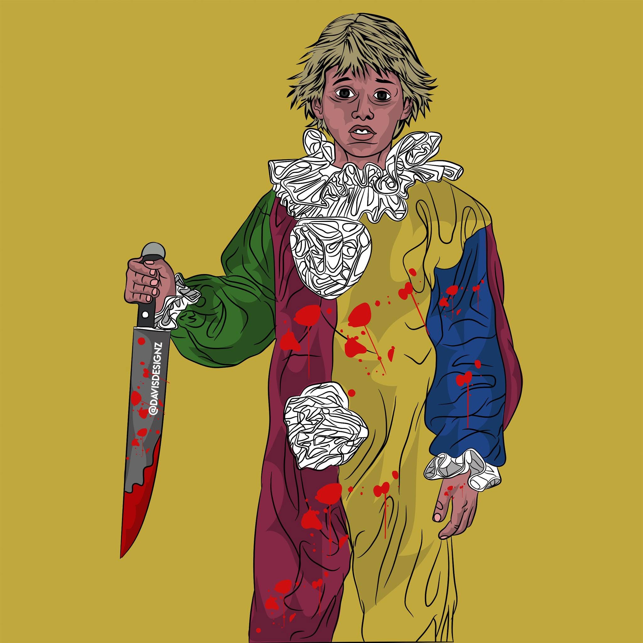 ORIGINAL YOUNG MICHAEL MYERS — 1978 Halloween Vector Illustration