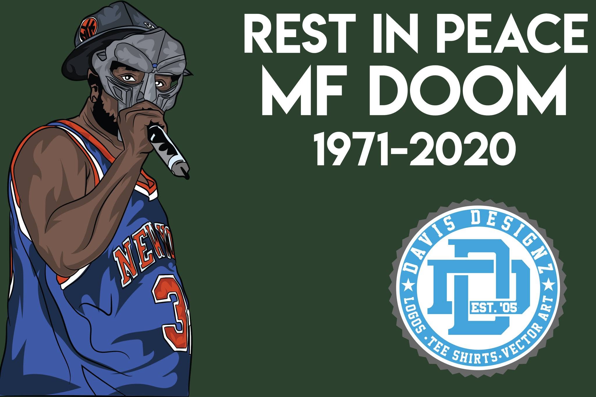 MF DOOM — Music Vector Illustration