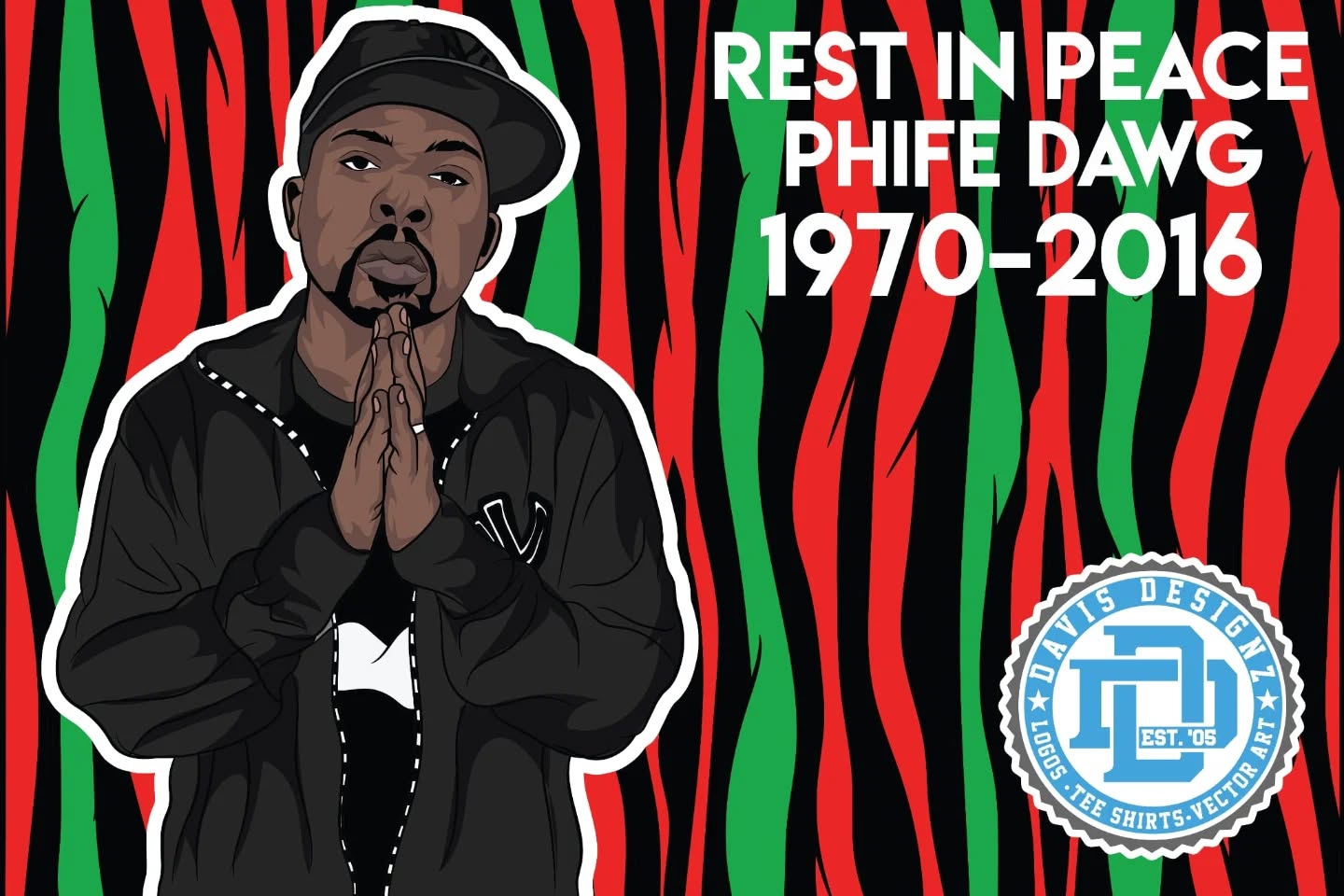 PHIFE DAWG — Memorial Vector Illustration