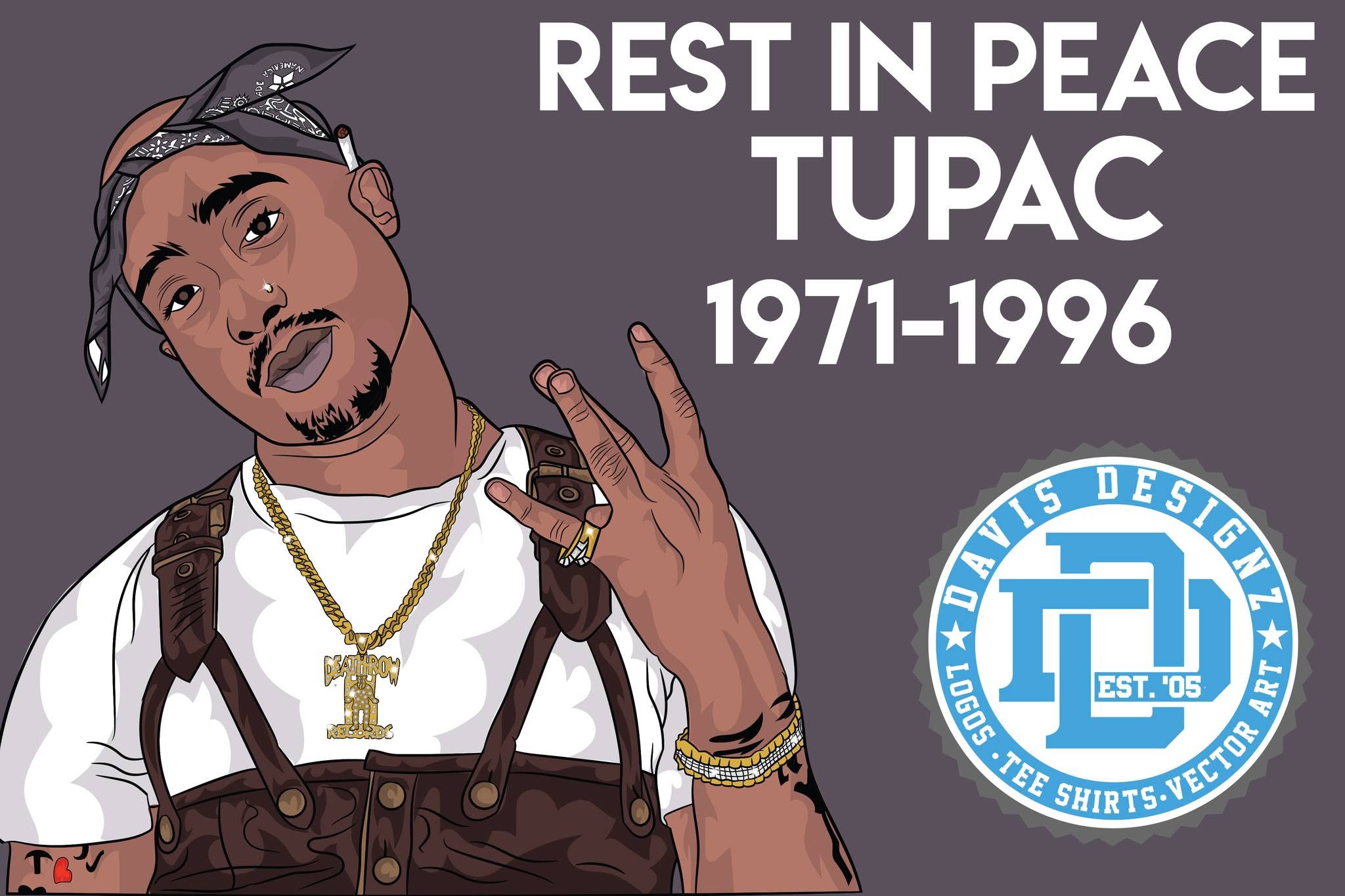 TUPAC — Music Vector Illustration