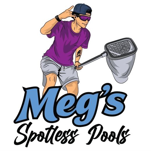 Meg's Spotless Pools logo